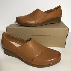 Clarks Hope Porter Leather Slip-On Shoes